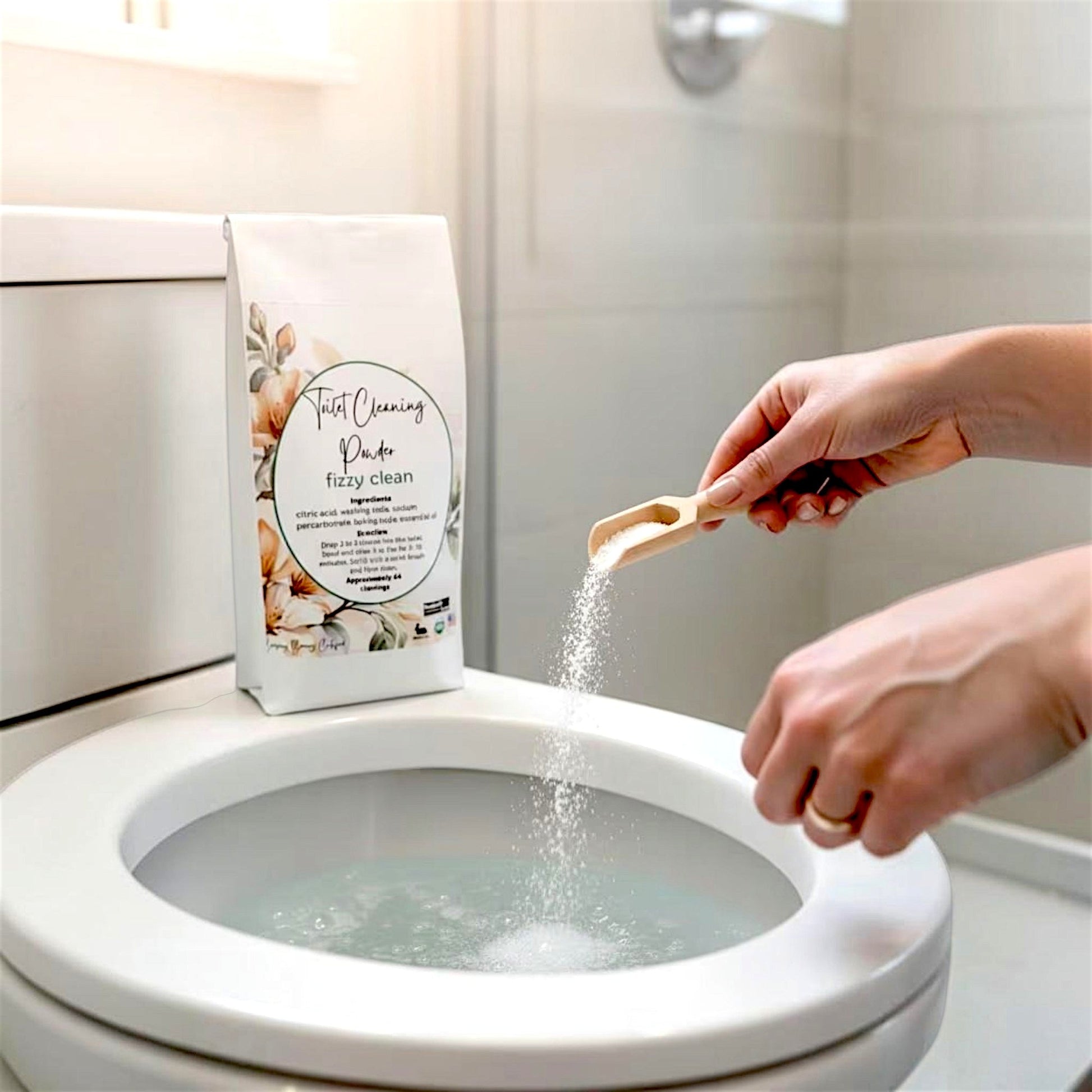 Toilet Cleaner, Fizzy Toilet Cleaning Powder