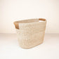 S/2 Tan Oval Woven Baskets