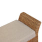 Solid Wood Riviera Woven Bench