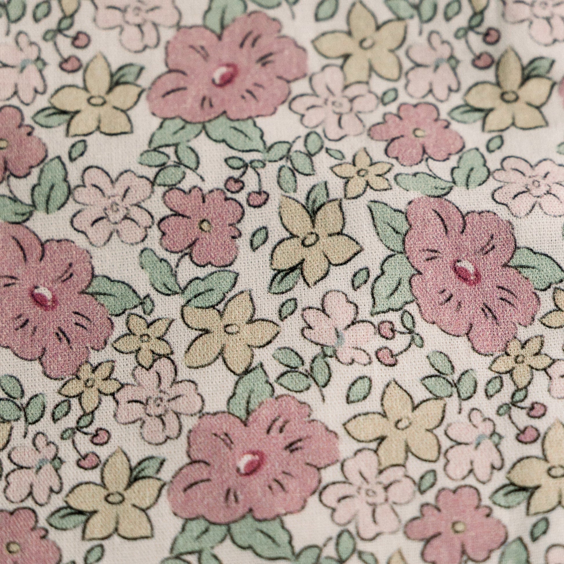 Vintage-Inspired Floral Pouch- Liberty “Betsy Ann”