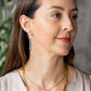 Labradorite Long Drop Earrings