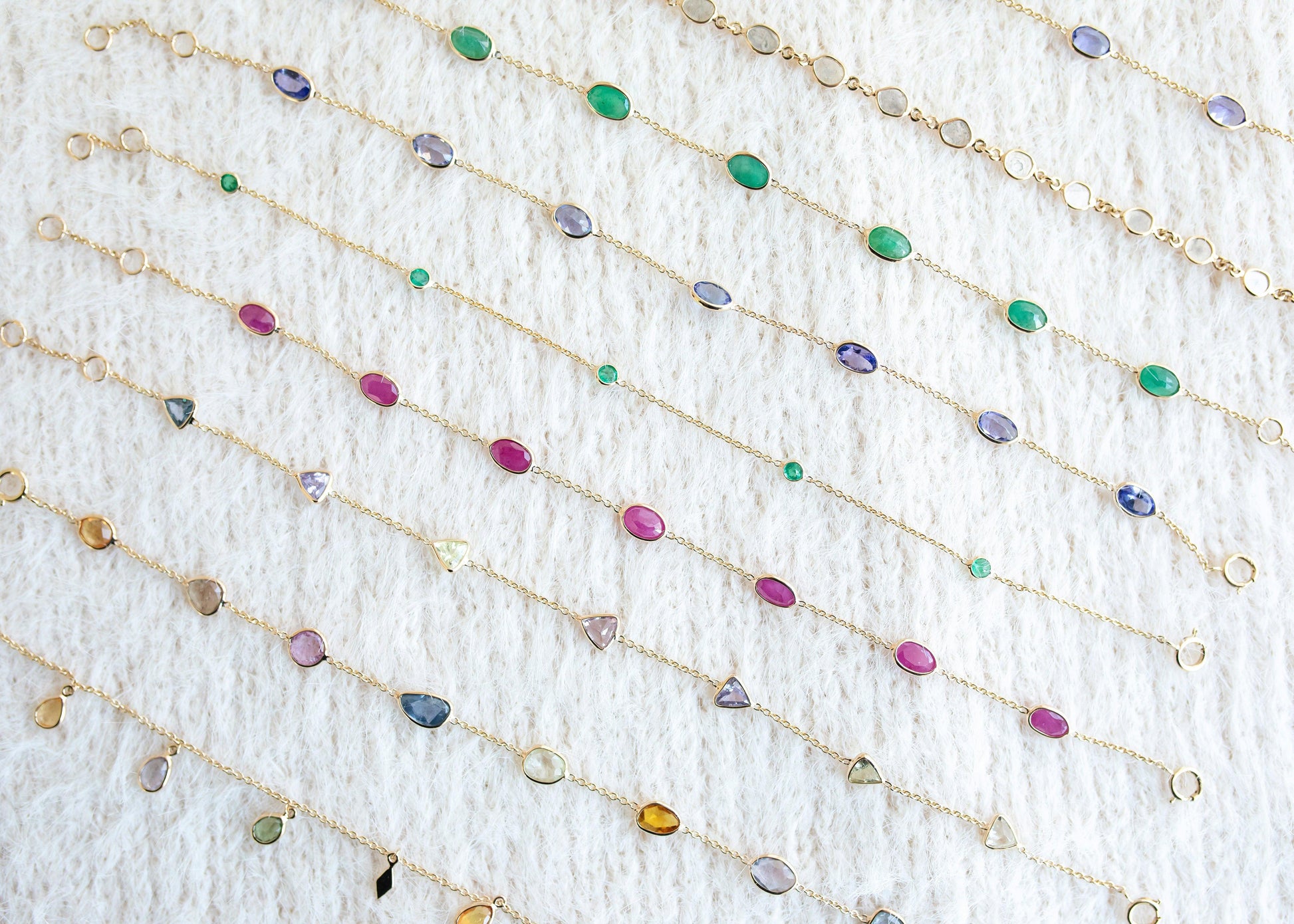 Lunar Glow Solid Gold 14k Bracelet