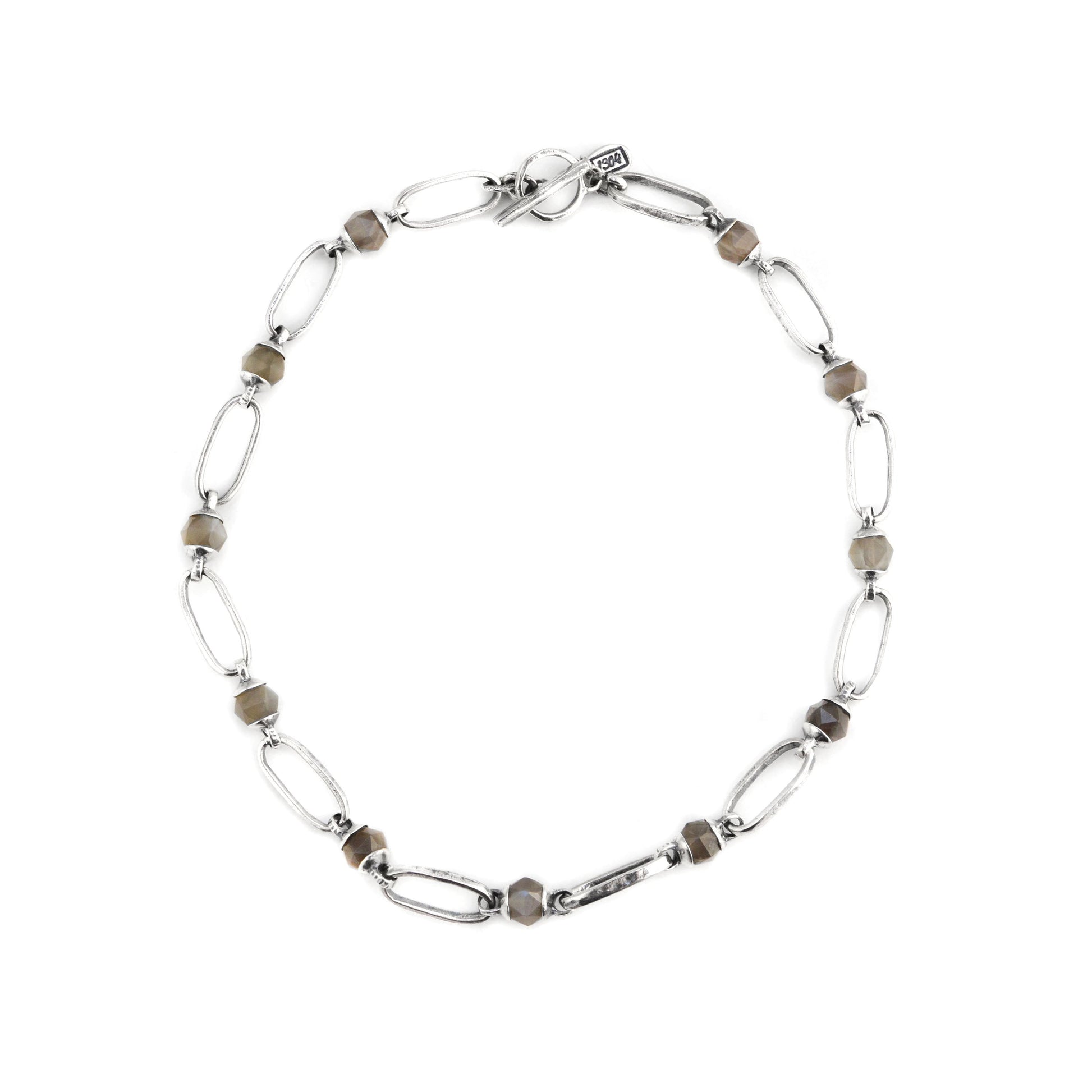 Stone Silver Necklace