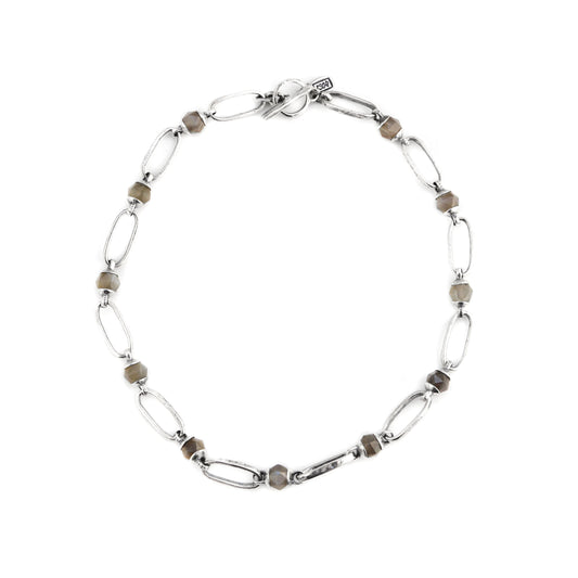 Stone Silver Necklace