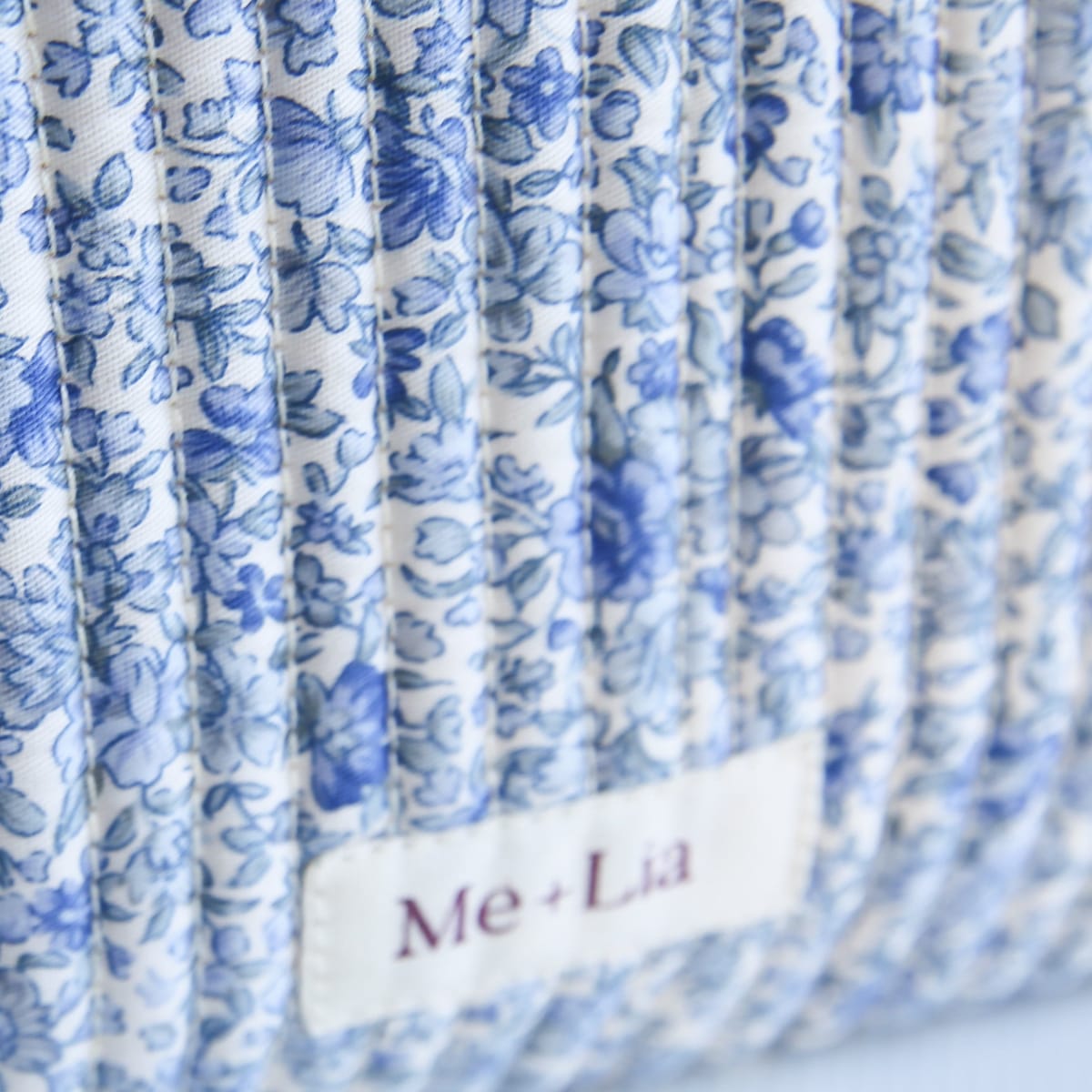 Blue Blossom Make-up Pouch - Large