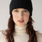Ribbed Beanie - Black