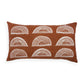 Radiance handcrafted Sunburst print lumbar pillow cover