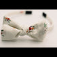 Three Little Bows Headband- Matin au Jardin