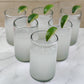 Set of 6 Natural Clear Glasses