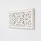 Hand Carved Wall Panel Set of 2 | Mango Wood | Floral Décor