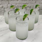 Set of 6 Natural Clear Glasses