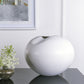 Milan White Sculptural Vase