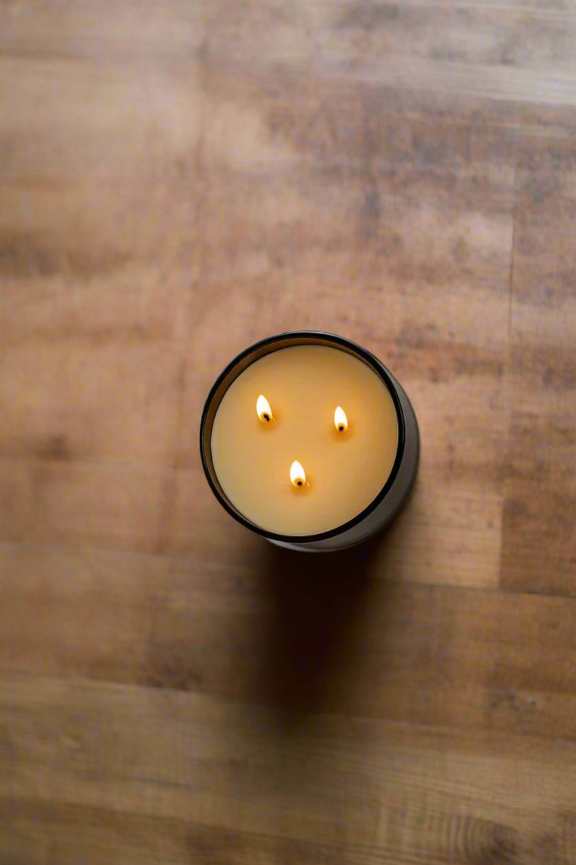 Midnight Garden (Lavender + Rosemary + Geranium) - Signature 3-Wick Candle