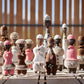 White Beaded African Namji Doll