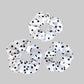 White Dot Scrunchie