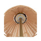 Scalloped Rattan LED Table Lamp