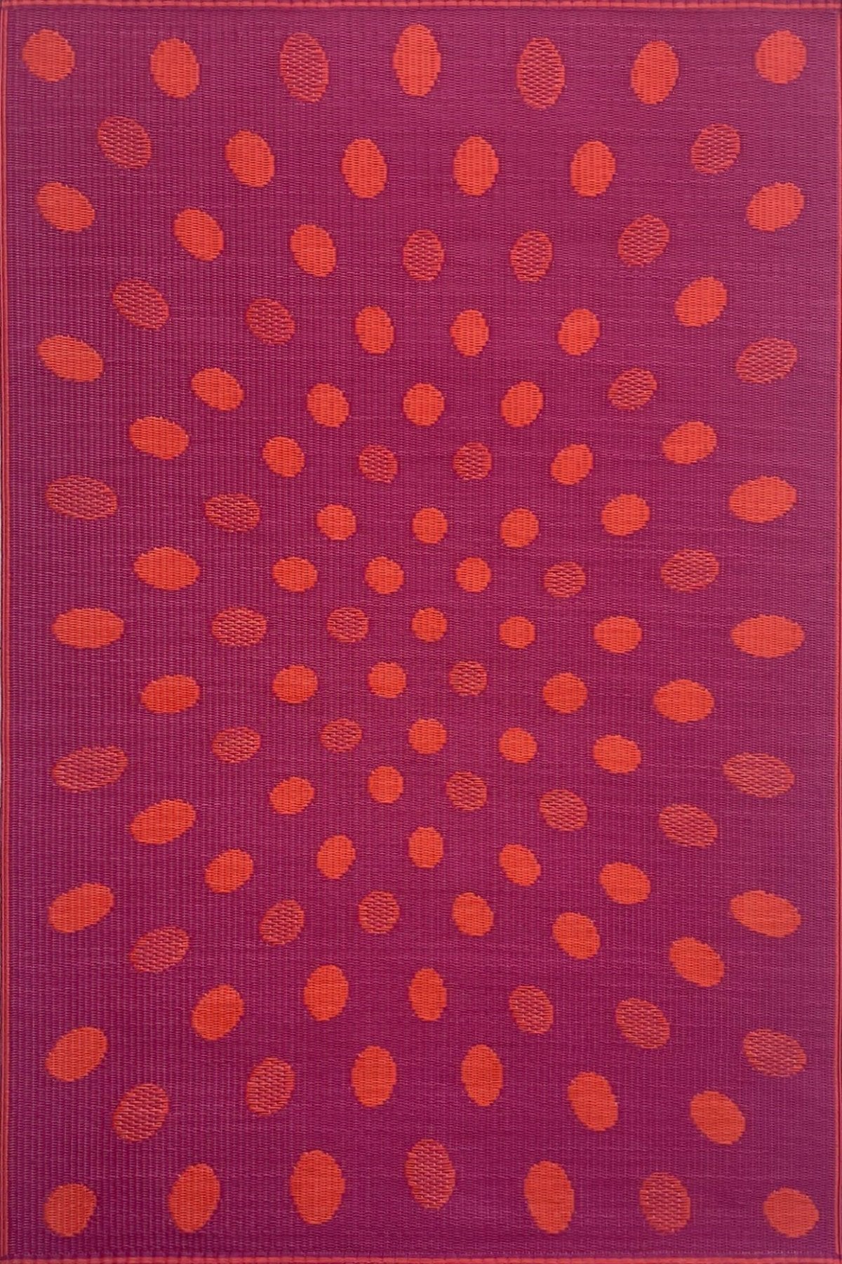 Crazy Dots Orange & Red