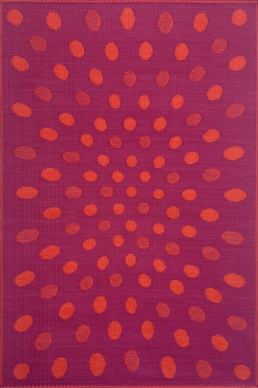 Crazy Dots Orange & Red
