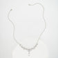 Platinum Chandelier Zircon Necklace