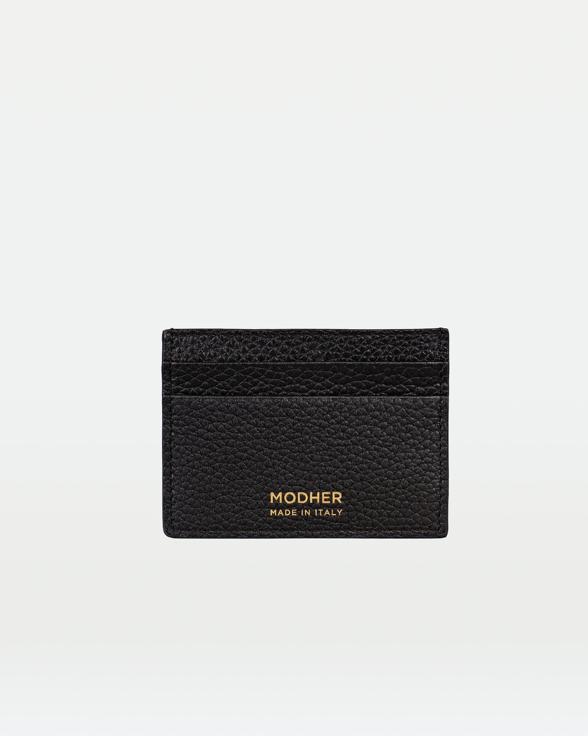Credit Card Slip in grained leather