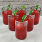 Set of 6 Natural Clear Glasses