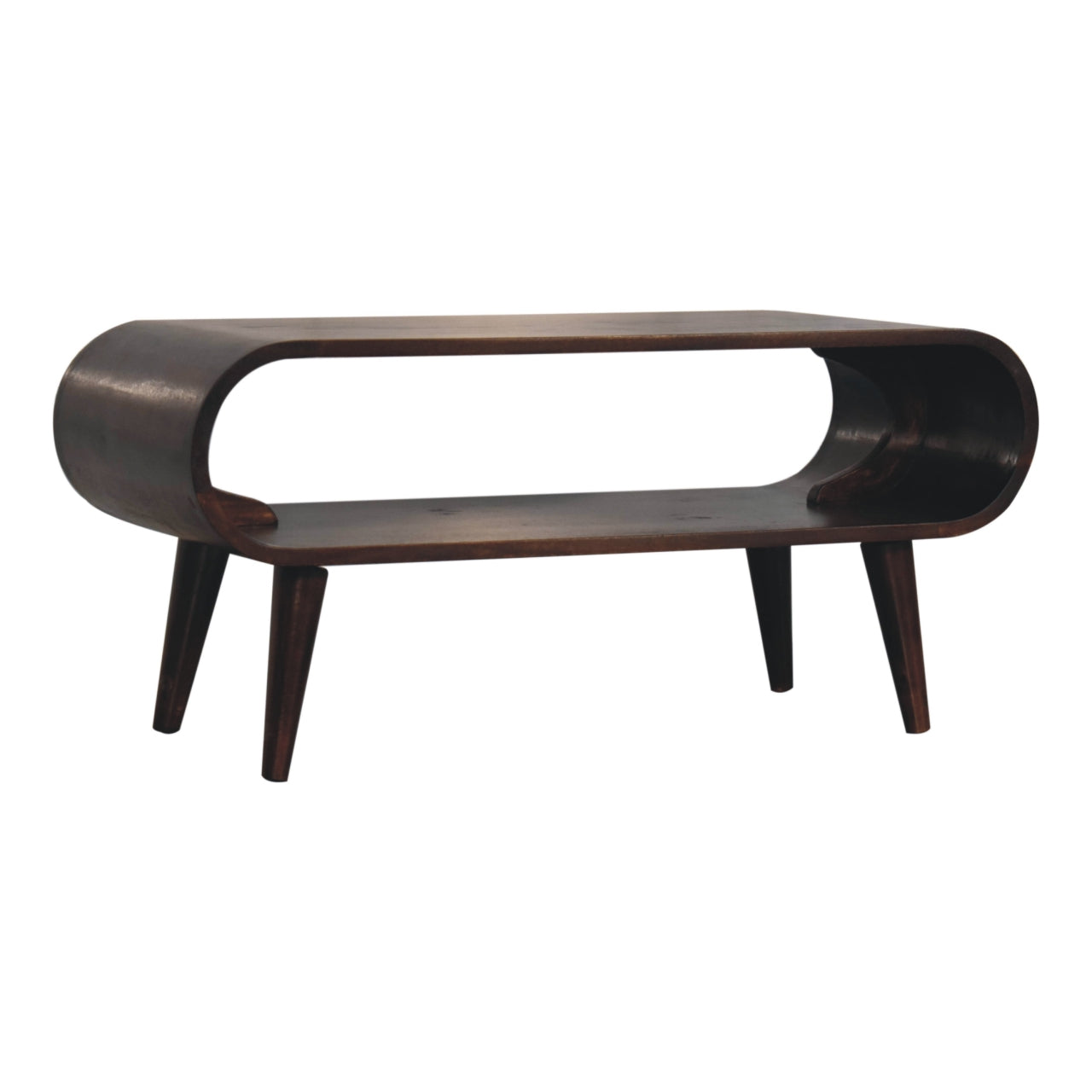 Solid Wood Amaya Light Walnut Coffee Table