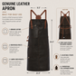 Theodore Leather Work Apron