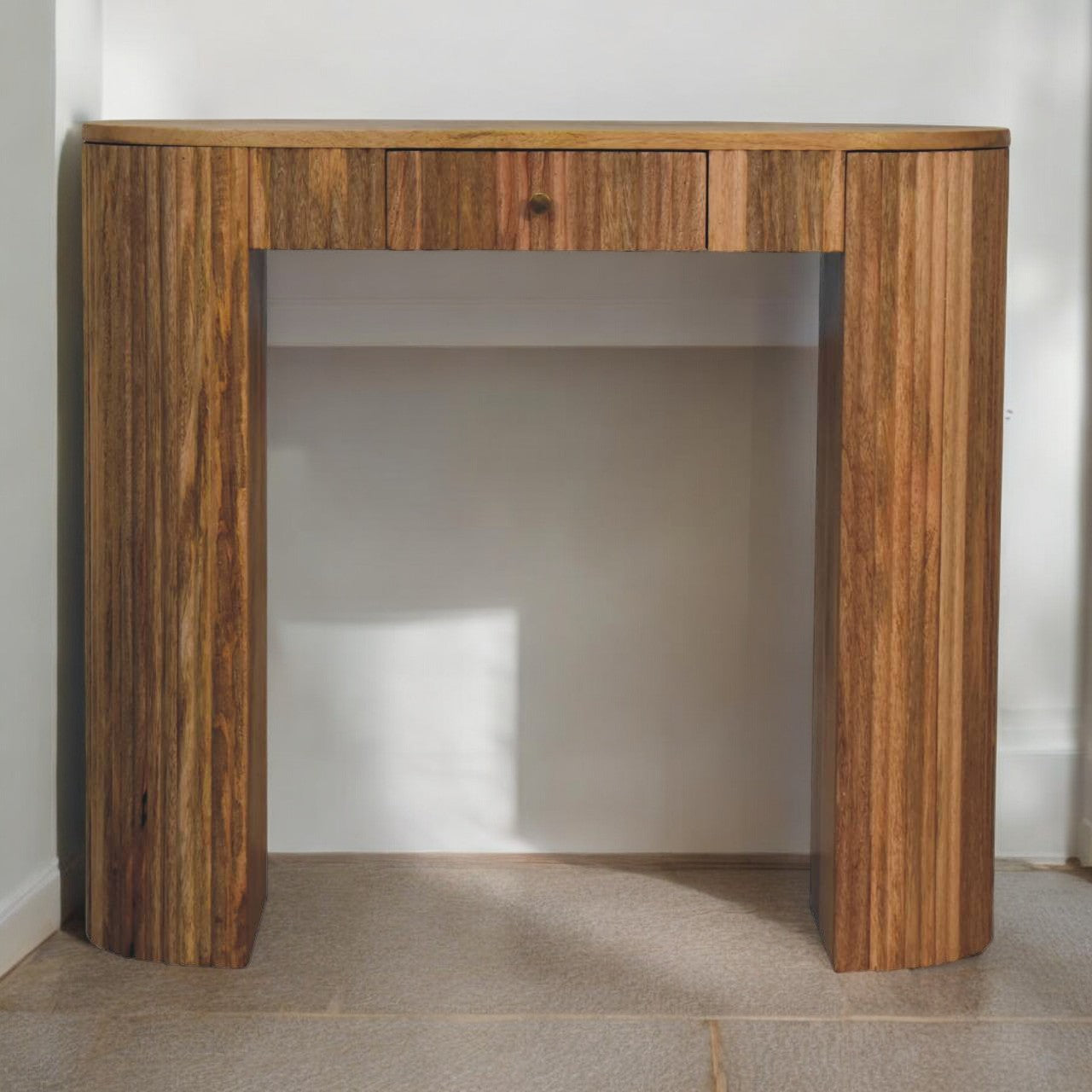 Solid Wood Soba Straight Console Table