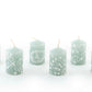 Henna Duck Egg Painted Candles