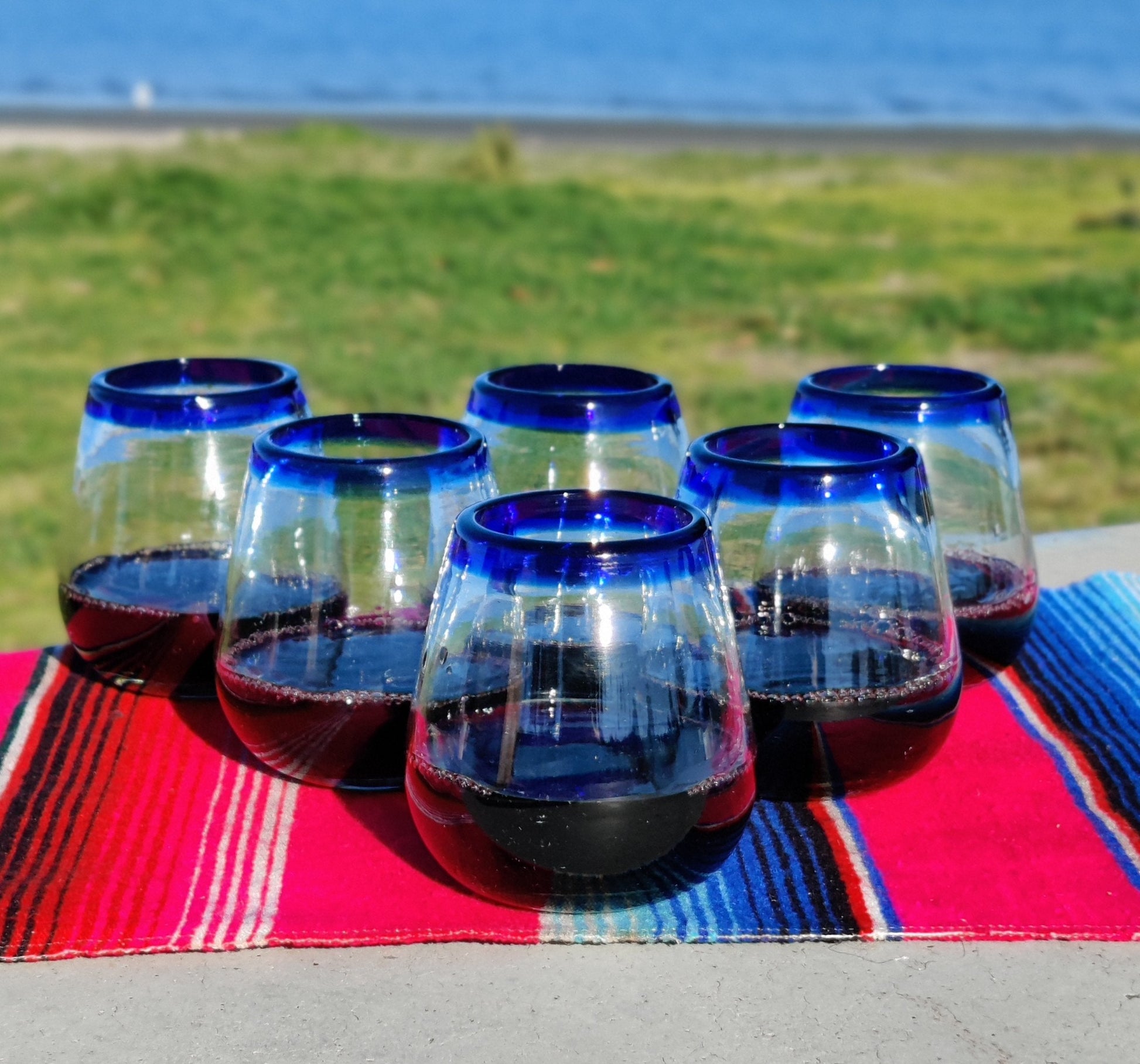 Stemless Wine Glasses - Set of 6