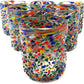 Confetti Rock Tumbler Glasses - Set of 6