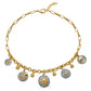 Mixed Metal Charm Necklace