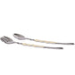 Ruffled Salad Server Gold