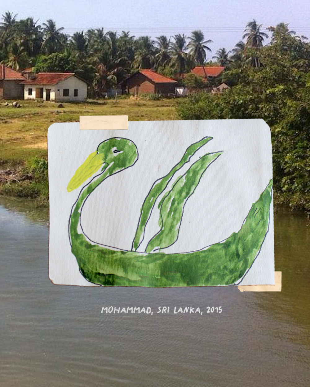 Tres Patos | Hand-Embroidered Cotton Cabana Duck Shirt