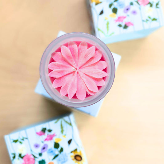 Bitterroot Flower Candle