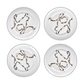Ribbon Dinner Plates