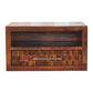Solid Wood Cadiz Textured Bedside Table
