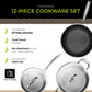 BE | LIVING CIRCLAD Series 12-Piece Cookware Set