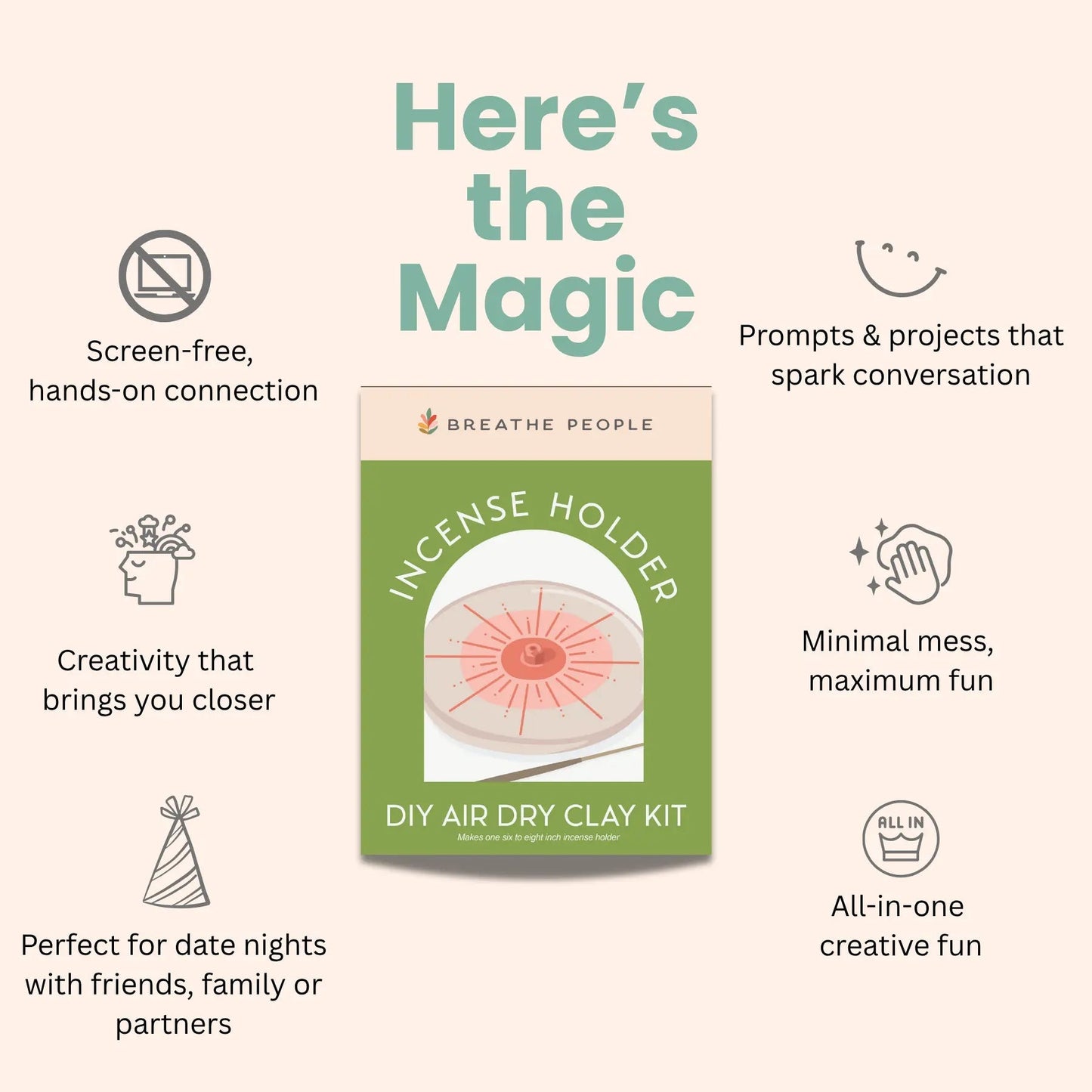 DIY Air Dry Clay Kit- Make Your Own Wish Bell