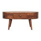 Solid Wood Honey Caramel Coffee Table