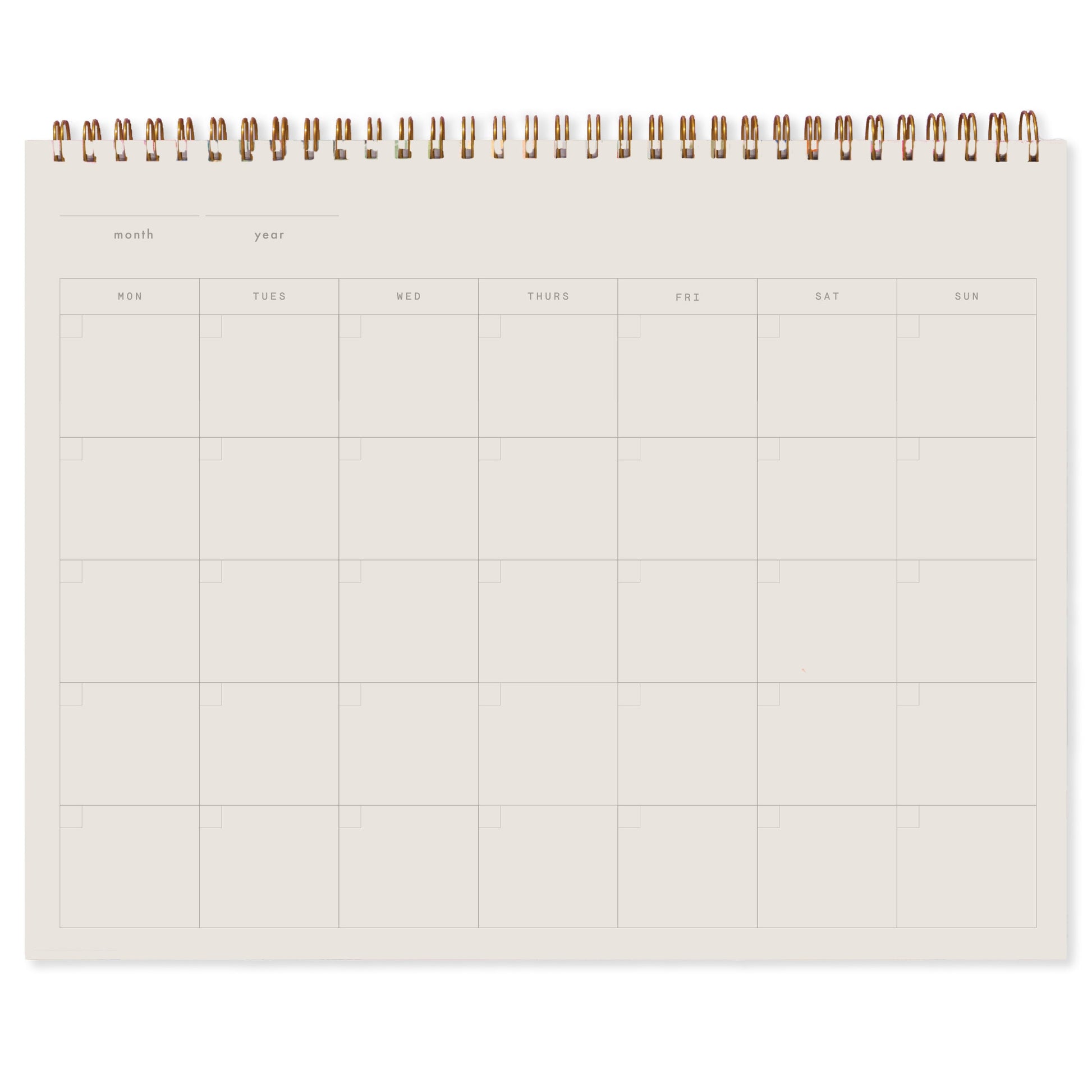 Palmita Undated Monthly Planner Sketchbook