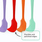 3 Piece Silicone Spatula Set - Tiffany Blue