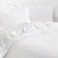Classic Percale Embroidered Duvet Cover