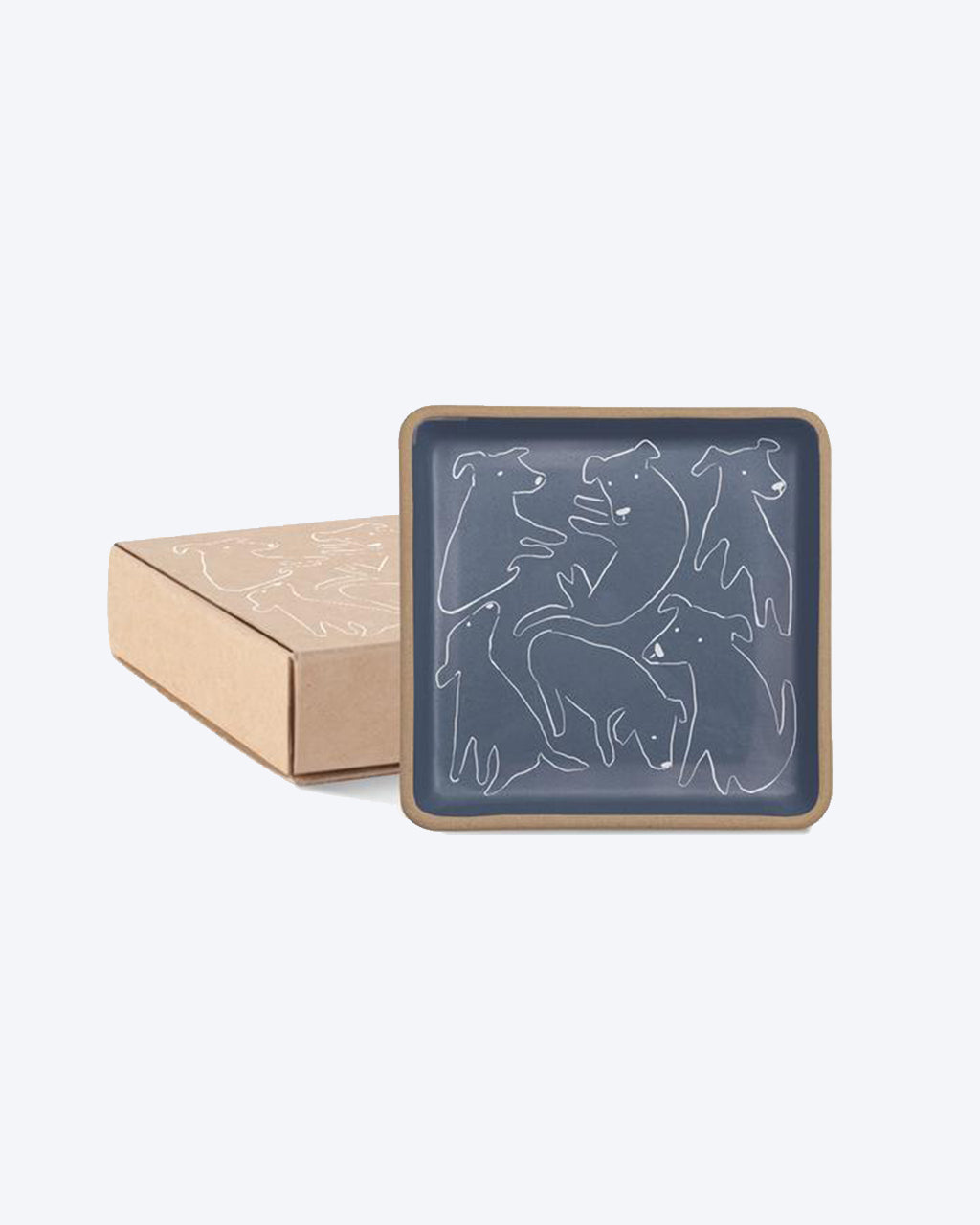 NOSEY DOG STONEWARE TRAY by Fringe Studio