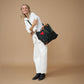 Carryall Bag - Safari Kuba with Red Beaded Heart