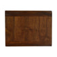 Floating Curved Chestnut Bedside