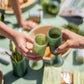 sage + olive | seff | silicone unbreakable champagne flute