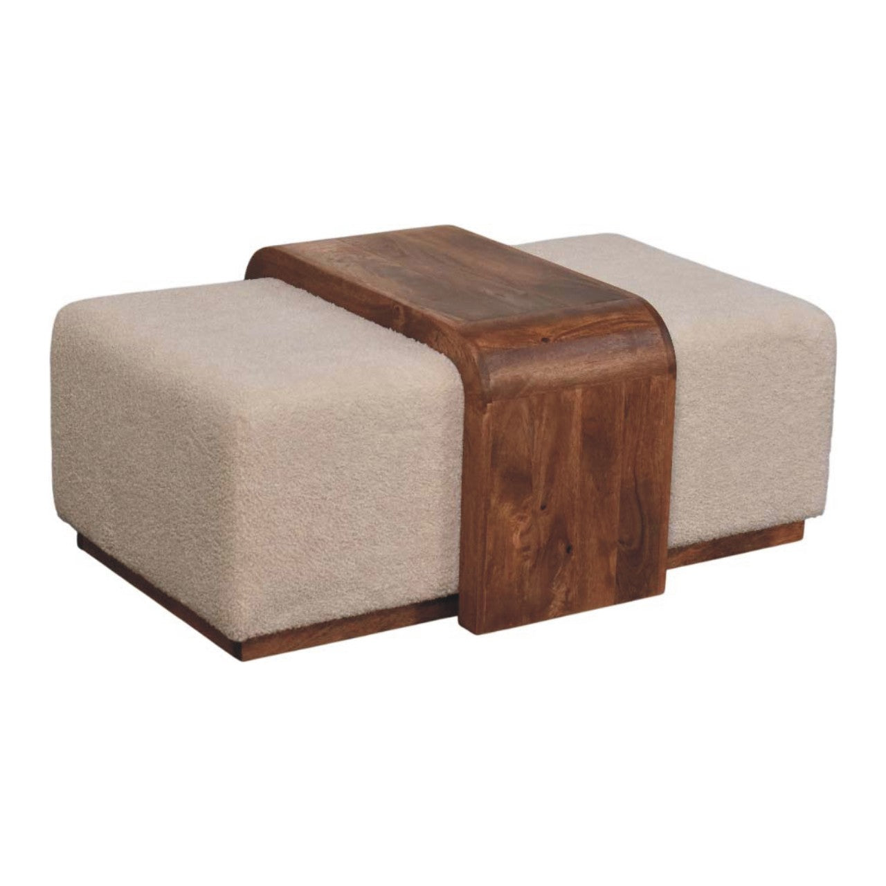 Solid Wood Arden Bench Duo