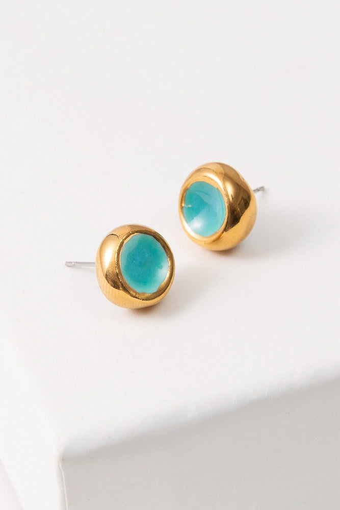 Sculpted Porcelain Studs