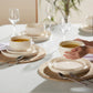 Dinnerware Set, 12 Piece Service for 4, Ceramic, Cambridge Classics